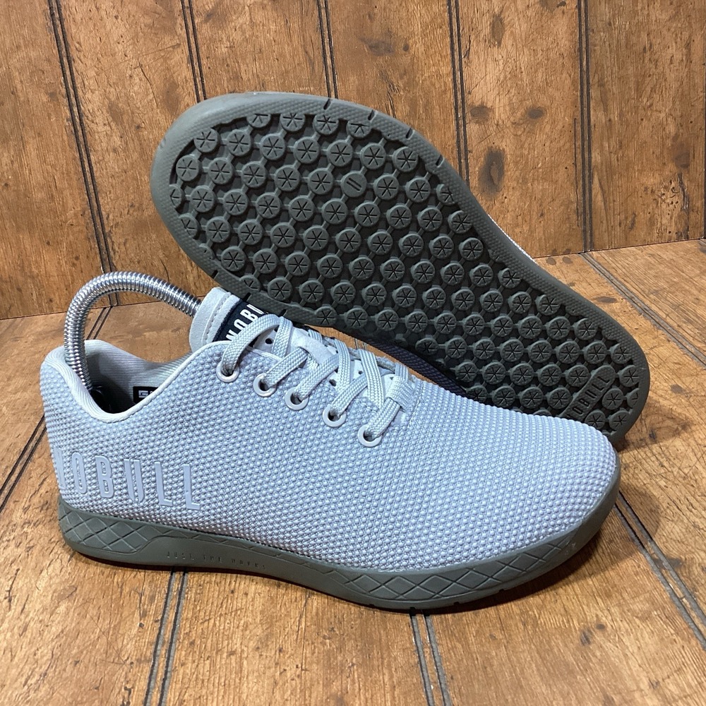 Nobull SuperFabric Outwork Shoes Men's 6.5 Women's 8 Gray Trainer Sneakers